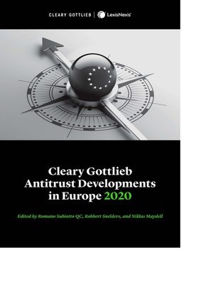 cover image of Cleary Gottlieb Antitrust Developments in Europe 2020